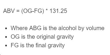 refractometer equation for abv|refractometer final gravity calculator.